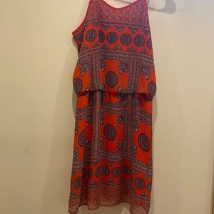 Pixley Summer Orange Casual Dress